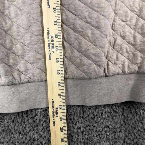 Patagonia Sweatshirt Womens Small Beige Organic Cotton Quilt Crew Pullover Logo - Picture 5 of 12